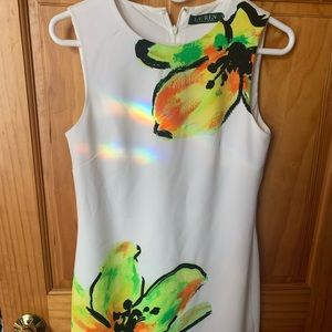 Ralph Lauren tropical shift dress size 4
